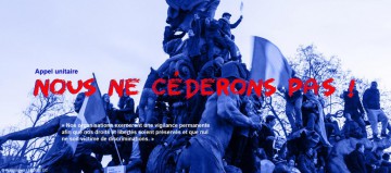 Tract d'appel à la manifestation contre l'état d'urgence