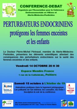 Perturbateurs endocriniens, protégeons les femmes enceintes et les enfants @ Espace Mendès France | Poitiers | Aquitaine-Limousin-Poitou-Charentes | France