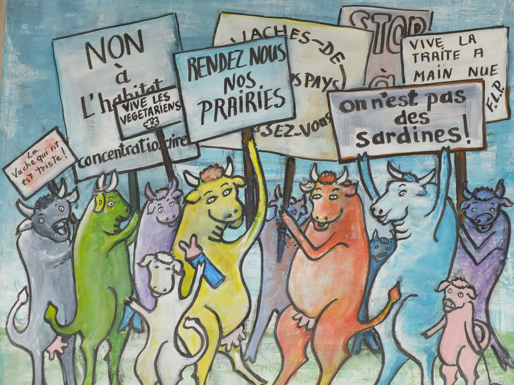 Mani­fes­ta­tion à Poitiers : non à la ferme-usine de Cous­say les Bois