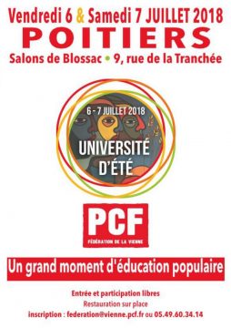 Université d'été du PCF 86 @ Salons de Blossac | Poitiers | Nouvelle-Aquitaine | France