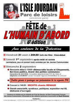 6e Fête de l'humain d'abord @ Parc de loisirs (ancienne gare) | L'Isle-Jourdain | Nouvelle-Aquitaine | France