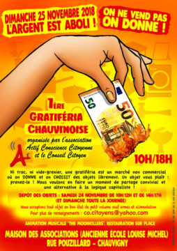 Première gratiféria chauvinoise @ Maison des associations (ancienne école Louise Michel) | Chauvigny | Nouvelle-Aquitaine | France