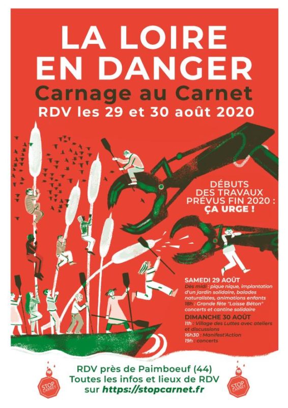 La Loire en Danger : stop­pons le carnage prévu au Carnet !