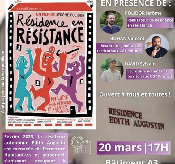 Ciné-débat « Rési­dence en résis­tance »